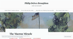 Desktop Screenshot of philipdelvesbroughton.com